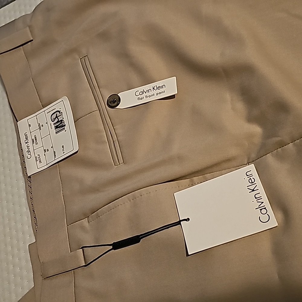 Calvin Klein Slacks 40X30 Stone